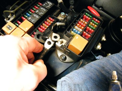 REMOVAL AND REFURBISHMENT OF STARTER MOTOR