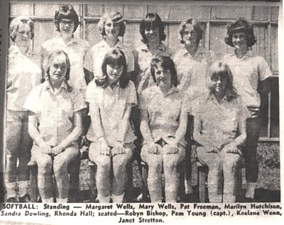 WYNYARD HIGH Girls Softball Team c.1963.jpg