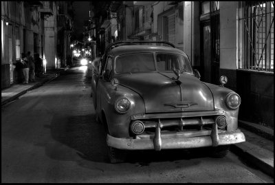 Dusty Chevrolet in Old Havana - Cuba