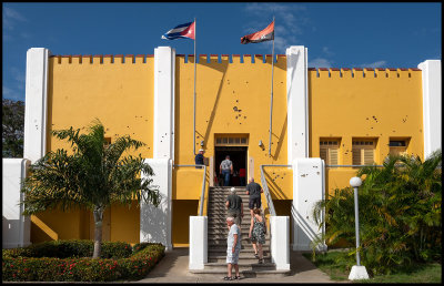Moncada - former army headquarter. Now a museum and school (gunshots in the wall remains..)
