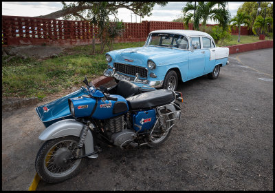 MZ MC and Chevrolet Bel Air