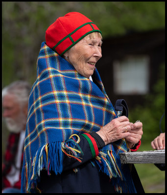 Lapland woman - midsummer in Fatmomakke