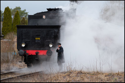 Steam Engine at Ekenssjn station