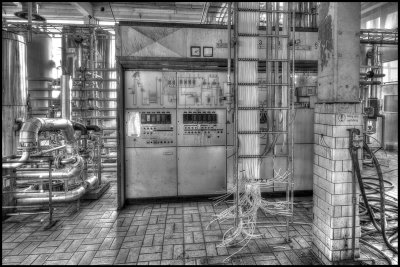 Abandoned Reppe Glykos factory interior