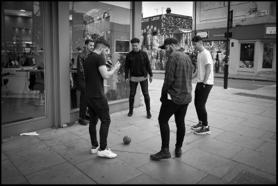 Soccer in Camden town - London