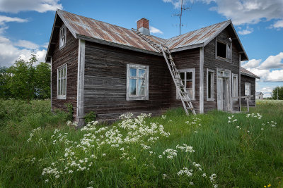 Old house near Kukkola Tornedalen