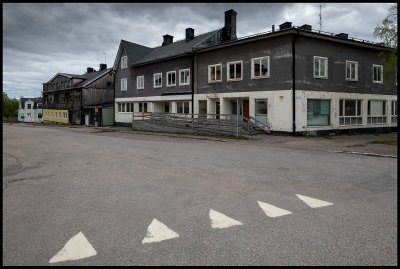 old centre in Malmberget