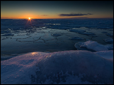 Arctic conditions in Kalmarsund