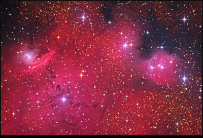 IC 4685, 1274, 1275 Nebulae and Others (Bigfoot's Toes)