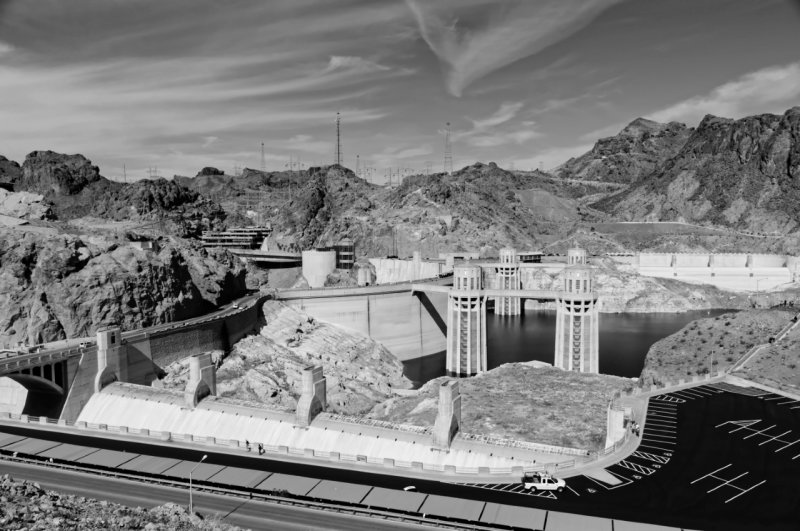 Hoover Dam Arizona Spillway,2011
