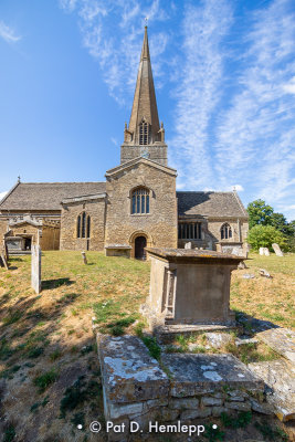 Church, blue sky