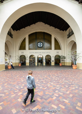 Toward the depot