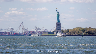 Liberty in harbor
