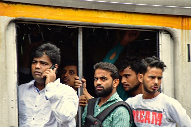 Men on a train - India_1_7809