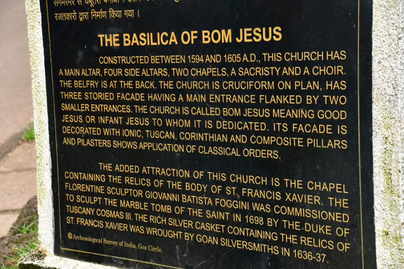 Basilica of Bom Jesus - India 1 8472