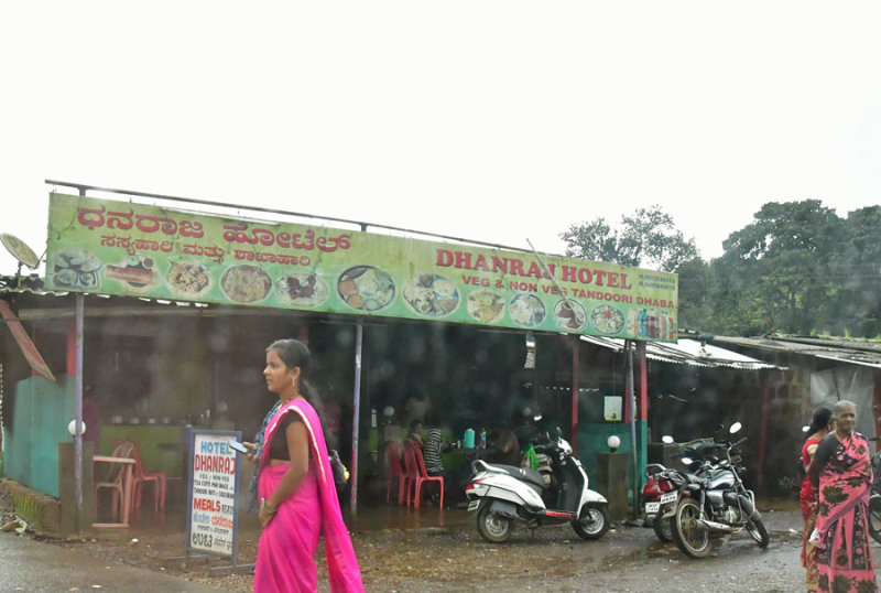 Passing the Dhanraj Hotel - India 1 8831