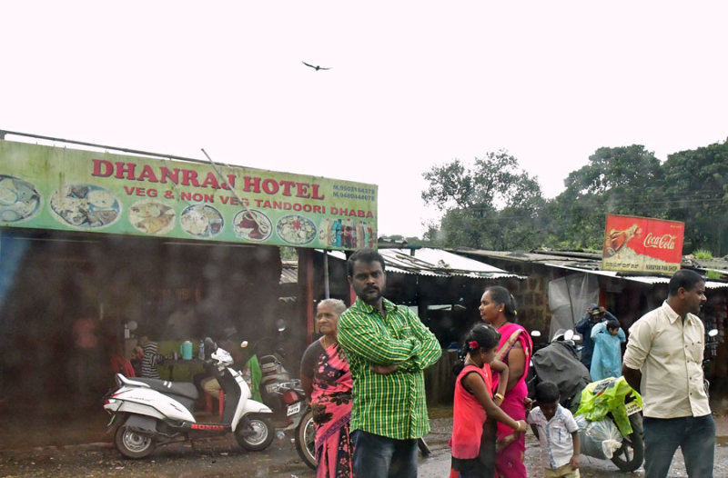 Passing the Dhanraj Hotel - India 1 8832