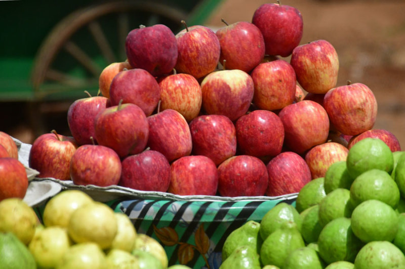 Roadside fruit market - India 1 9093