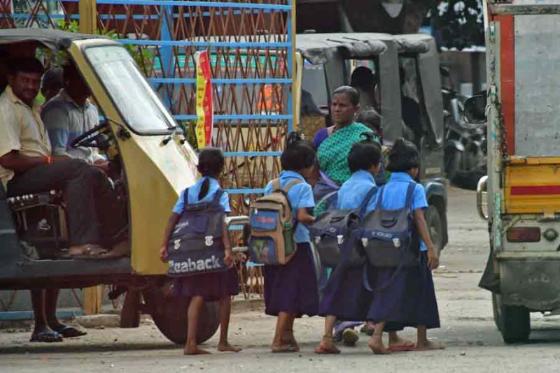 Little ones off to school - India-1-9440