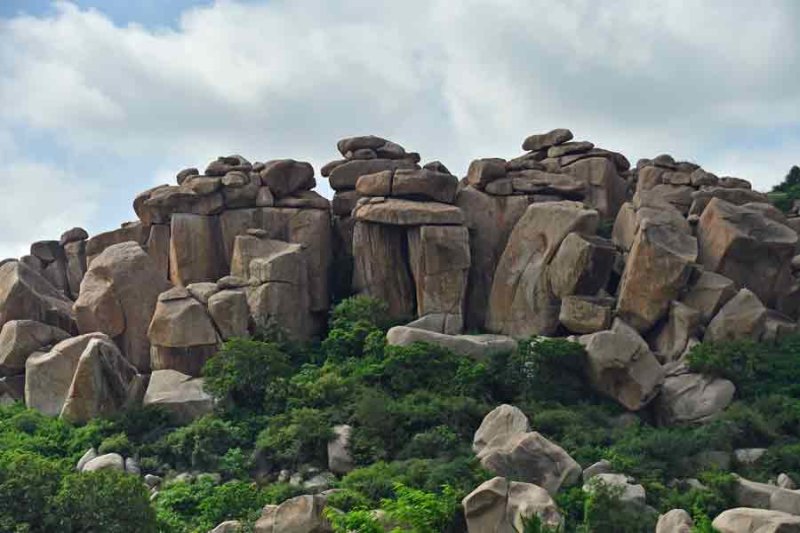Hampi rock forms -  India-1-9471