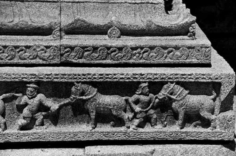 Vittala Temple complex - India-1-9620bw