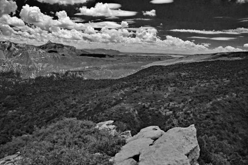 Canyon vista - Utah15-8138bw