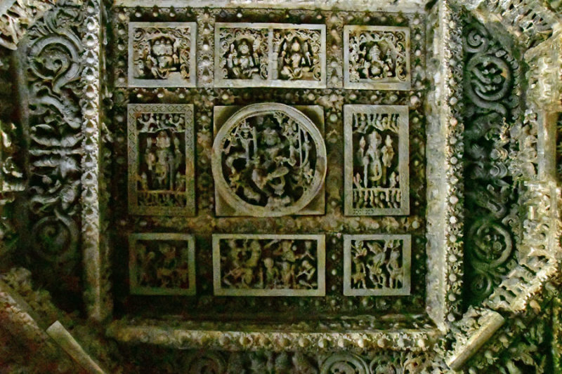 Temple ceiling - India-2-0655