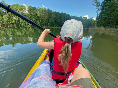 06-30 When the four year old insists on paddling i4907