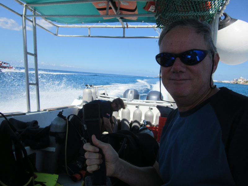 Pete looking forward to diving again