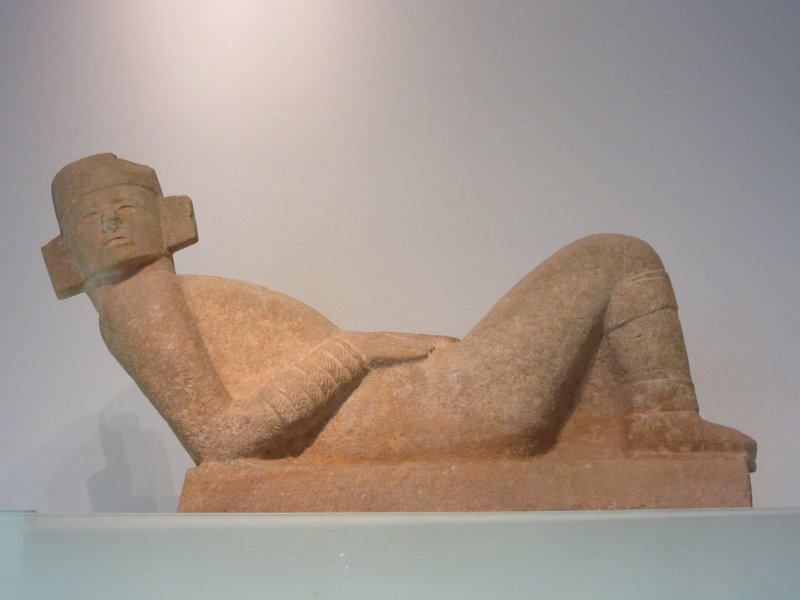 Reclining chac-mool from Chichen Itza