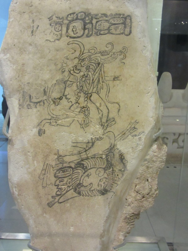 Capstone from the funerary chamber of Ukit Kan Lek Tok