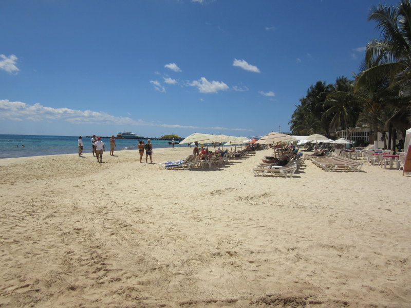 The beach - looking one way