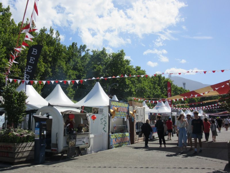 Taste of Tasmania - lots of fantastic food and wine, beer, cider, gin...