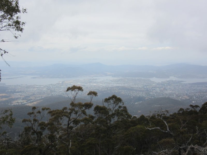 View to Hobart - we'll revisit in about 6 weeks and try and get more piccies