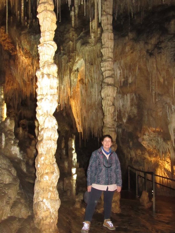 Jackie in the cave