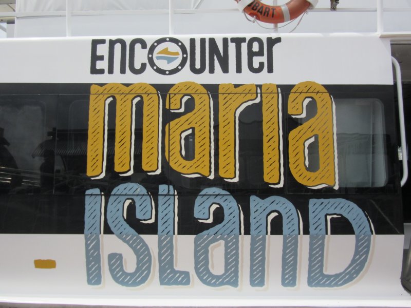 We're off to Maria (Muh-rye-uh) Island