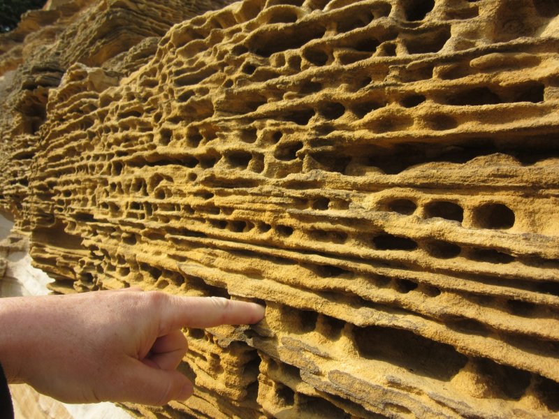 It's almost like honeycomb