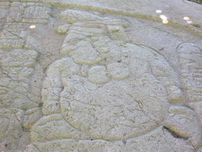 Carvings on stelae