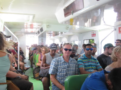 Water taxi from Belize City to Caye Caulker