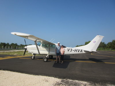 We're off on a sightseeing flight