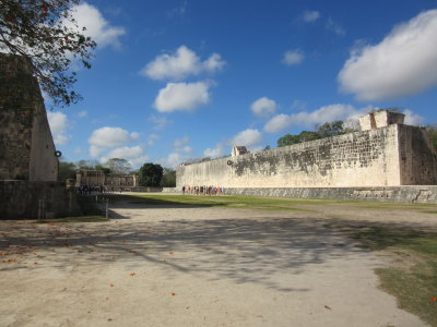 Great ball court - largest  in Mexico