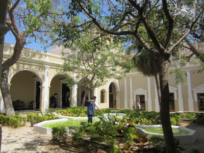 Courtyard inside Casa de Montejo