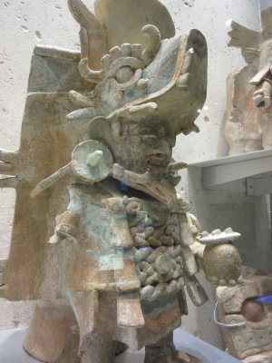 Many ceramics of Maya deities