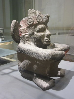 Aztec basalt figure - from Templo Mayor, Mexico City