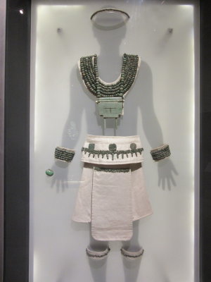Funerary jade artifacts - from Calakmul, Campeche