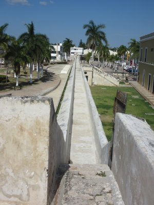 Part of the city walls - built in the 1600s, after many pirate attacks