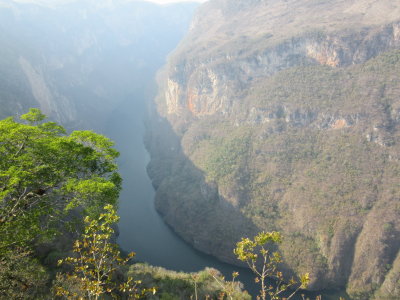 This Mirador is at a bend in the river - here's looking in the other direction