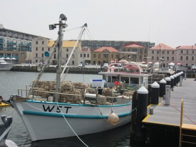 Fishing boats in Victoria Dock