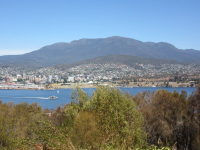 View of Hobart from Rosny Hill