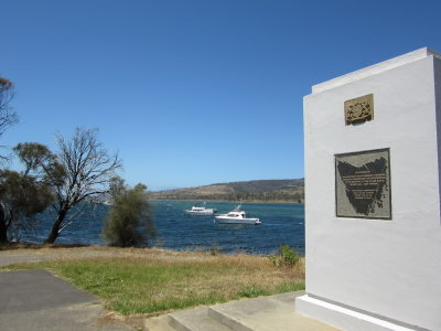 Monument to Abel Tasman - 1642, 130 years before Cook